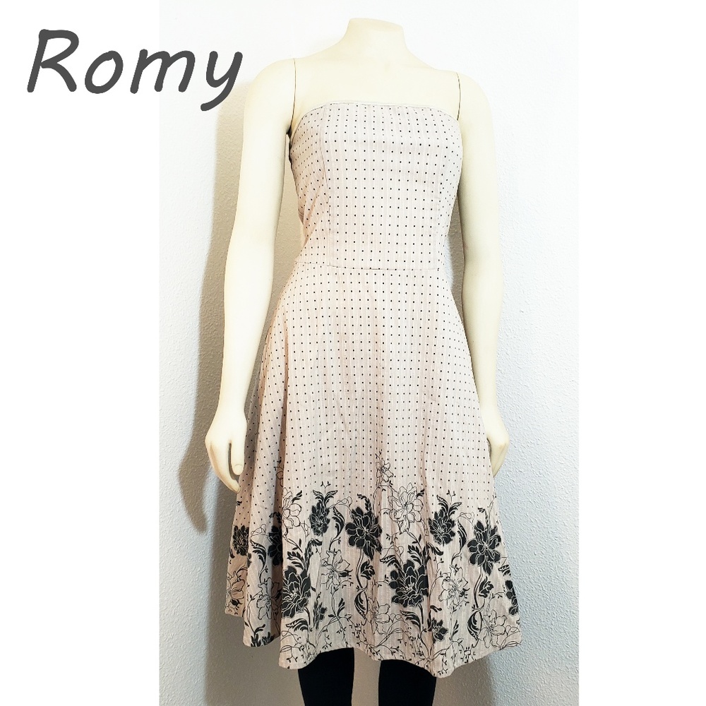 Romy Strapless Dress L